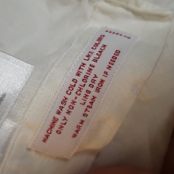 Brooks brothers traditional fit irish linen white large long sleeve button down - Picture 7 of 7